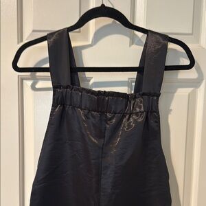 Sleek Black Satin overall